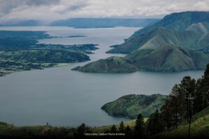 Toba Lake in North Sumatra, Indonesia
