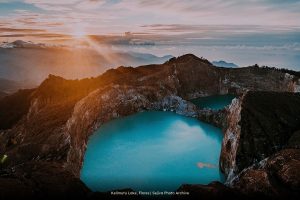 Kelimutu Lake in Kelimutu National Park, Flores