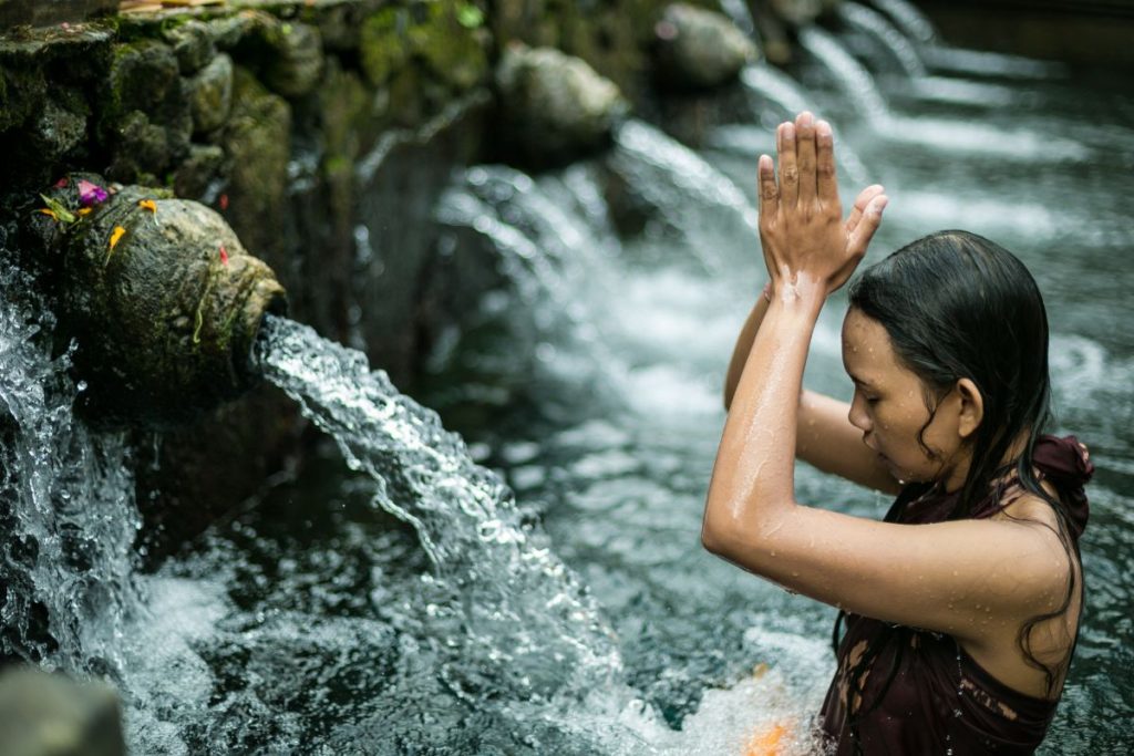 Melukad - Balinese Sacred Water Blessing