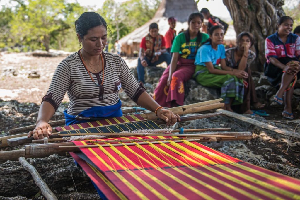 Traditional Weaving in Sumba Island
