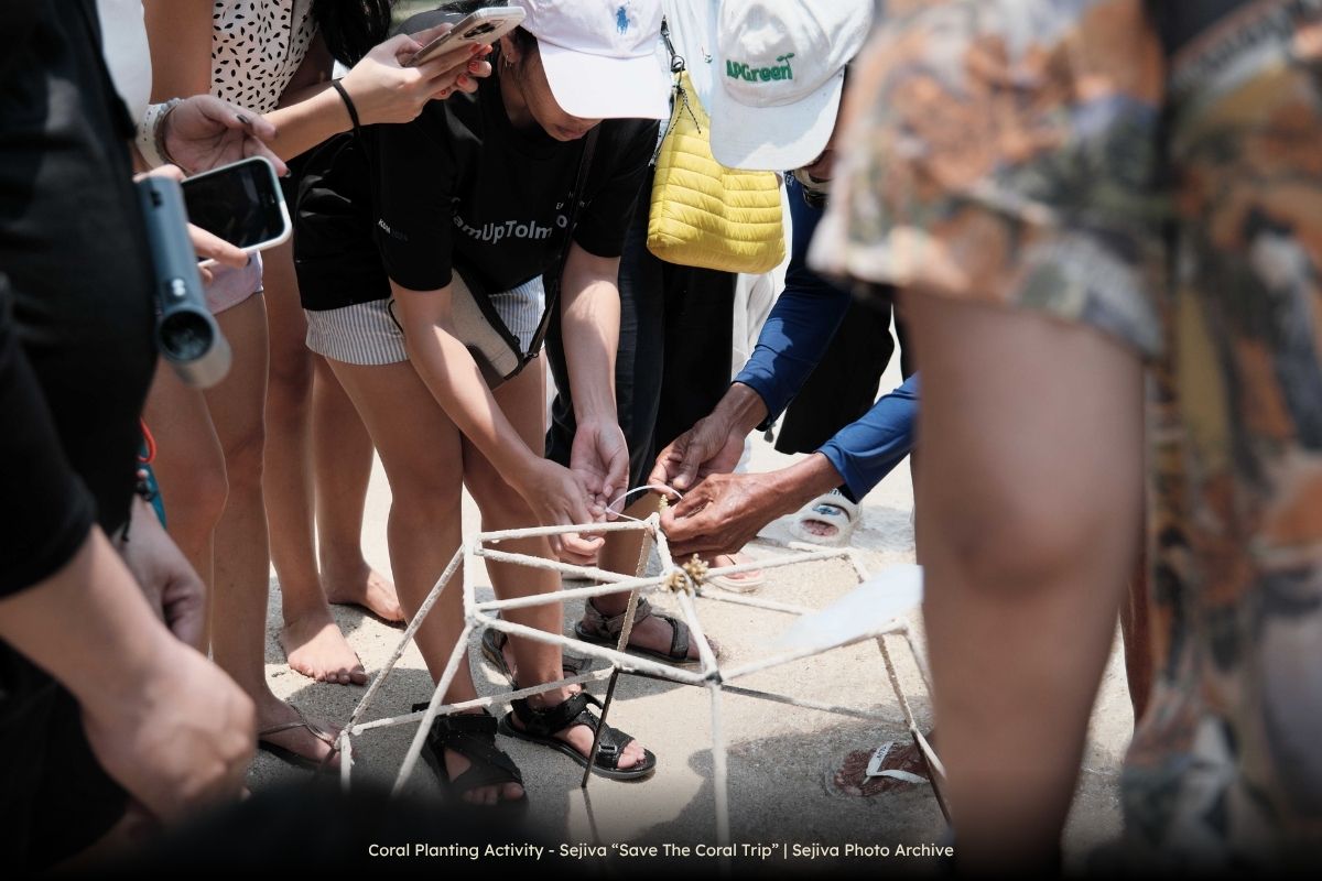 Coral Planting Activity - Sejiva "Save The Coral Trip"