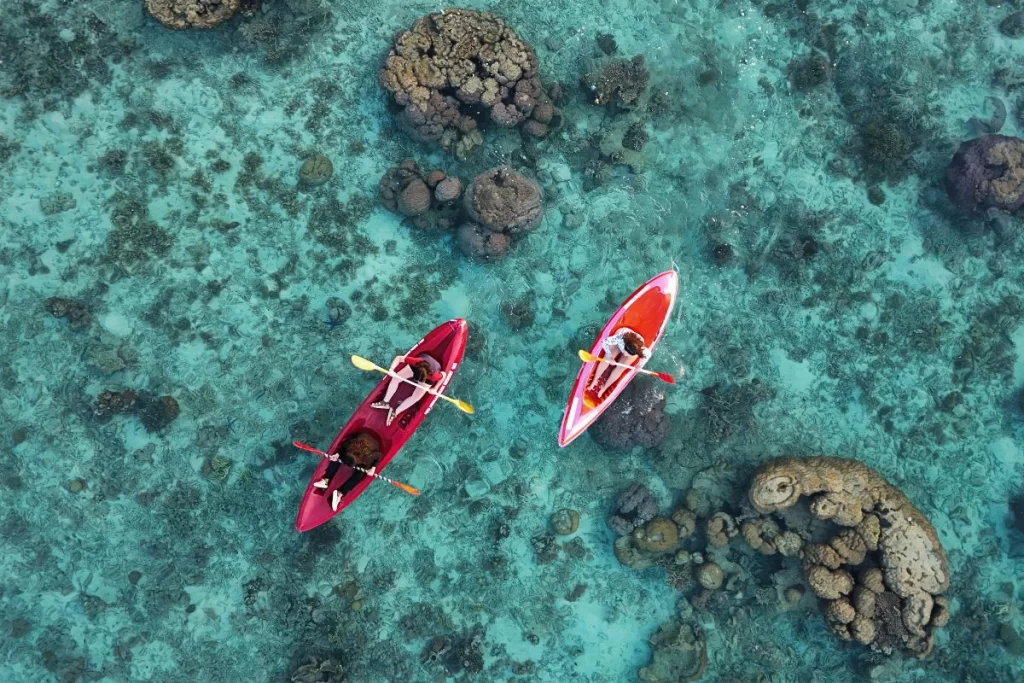 Kayaking and Swimming Activity in Karimunjawa