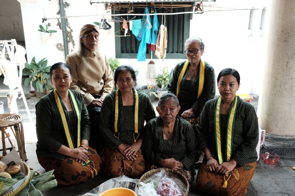 Local People in Mangkunegaran, Solo, Central Java