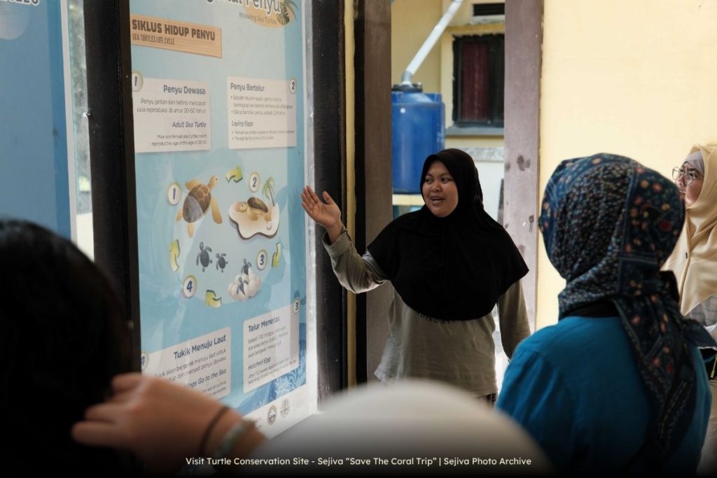 Visit Turtle Conservation Site - Sejiva "Save The Coral Trip"