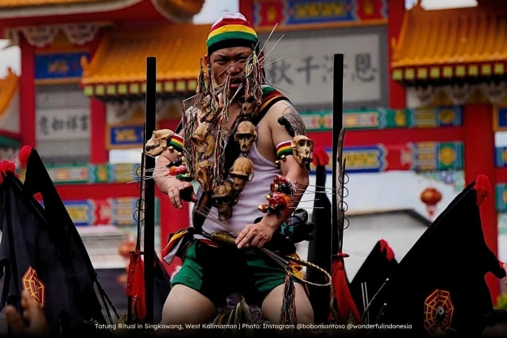 Tatung During Imlek (Chinese New Year) and Cap Go Meh Festival in Singkawang, West Kalimantan