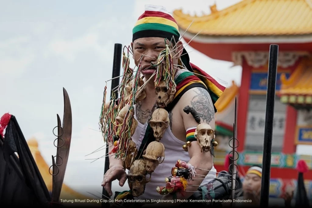 Tatung Ritual During Cap Go Meh Celebration in Singkawang