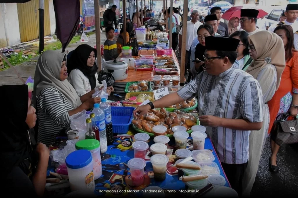 Ramadan Food Market in Indonesia