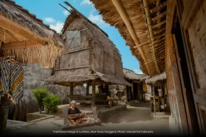 Traditional Village in Lombok, West Nusa Tenggara