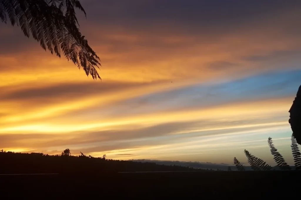 sky view from tanakita camping ground