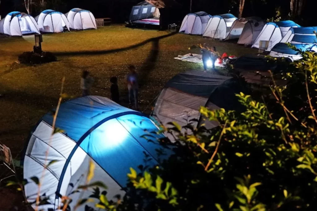 tanakita 5 star camp ground in sukabumi, indonesia