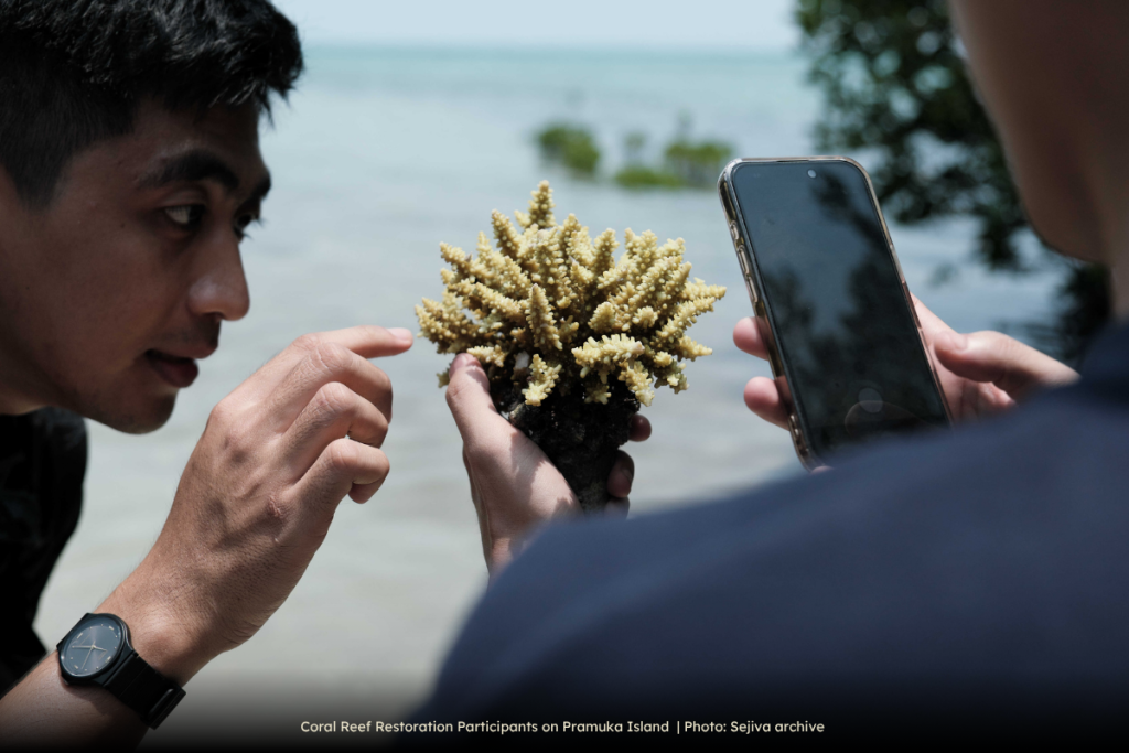 Coral Reef Restoration Participants on Pramuka Island