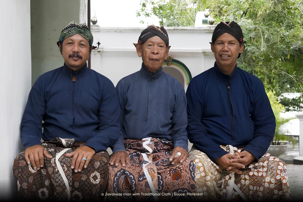 Javanese man with Traditional Cloth