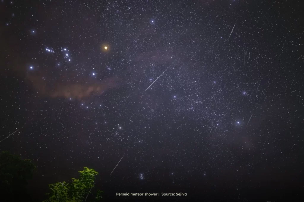 Perseid meteor shower