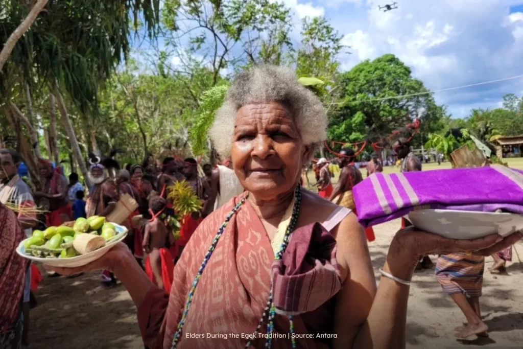 local community Elders During the Egek Tradition